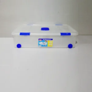 Caja de almacenamiento PLASTIC FORTE 30 litros de plástico con ruedas