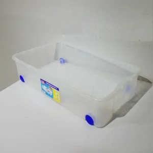 Caja de almacenamiento PLASTIC FORTE 30 litros de plástico con ruedas