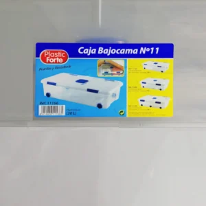 Caja de almacenamiento PLASTIC FORTE 30 litros de plástico con ruedas