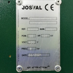 Compresor de aire JOSVAL GRAFENO QUARTZ 50-A STAR-DELTA  de ocasión
