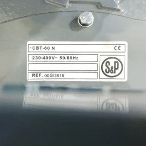 Turbina centrífuga S&P CBT-60N de media presión y simple aspiración