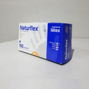 Guants de làtex amb pols no estèrils d'un sol ús NATURFLEX talla S