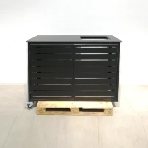 Armari per a cubell d'escombraries 153x63x110cm perfecte per a bar, restaurant, hotel…