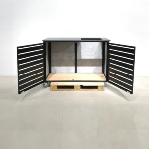 Armari per a cubell d'escombraries 153x63x110cm perfecte per a bar, restaurant, hotel…