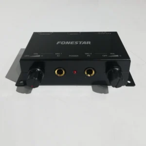 Preamplificador de micrófono a auxiliar FONESTAR TC-6MX nuevo, procedente de un final de stock