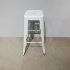 Taburete alto apilable tipo TOLIX 42X42X76cm de segunda mano