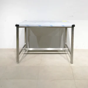 Taula d'acer inoxidable KAISHER+KRAFT (120x75x84cm) de segona mà