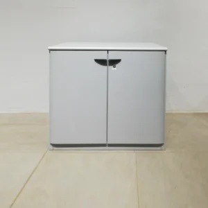 Armari d'oficina metàl·lic i base de melamina de 80x45x72cm