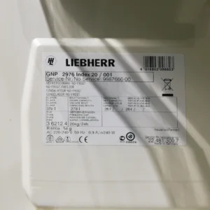 Congelador LIEBHERR GNP-2976 perfecte tant per a ús domèstic com professional