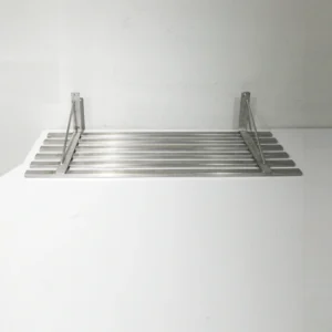 Prestatge d'acer inoxidable apte per a ús alimentari de 111x43x18cm
