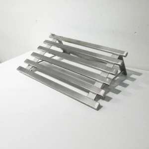 Estante de acero inoxidable apto para uso alimentario de 60x40x19cm