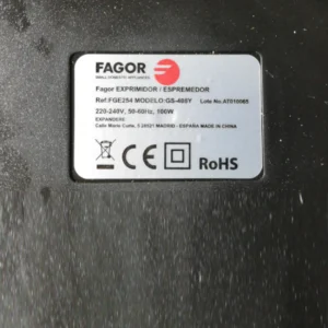 Exprimidor de cítricos FAGOR GS-408Y perfecto tanto para uso doméstico como para tienda, almacén...