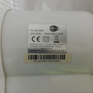 Ventilador de pared EQUATION TX-1601WR con tres velocidades, temporizador y rotación