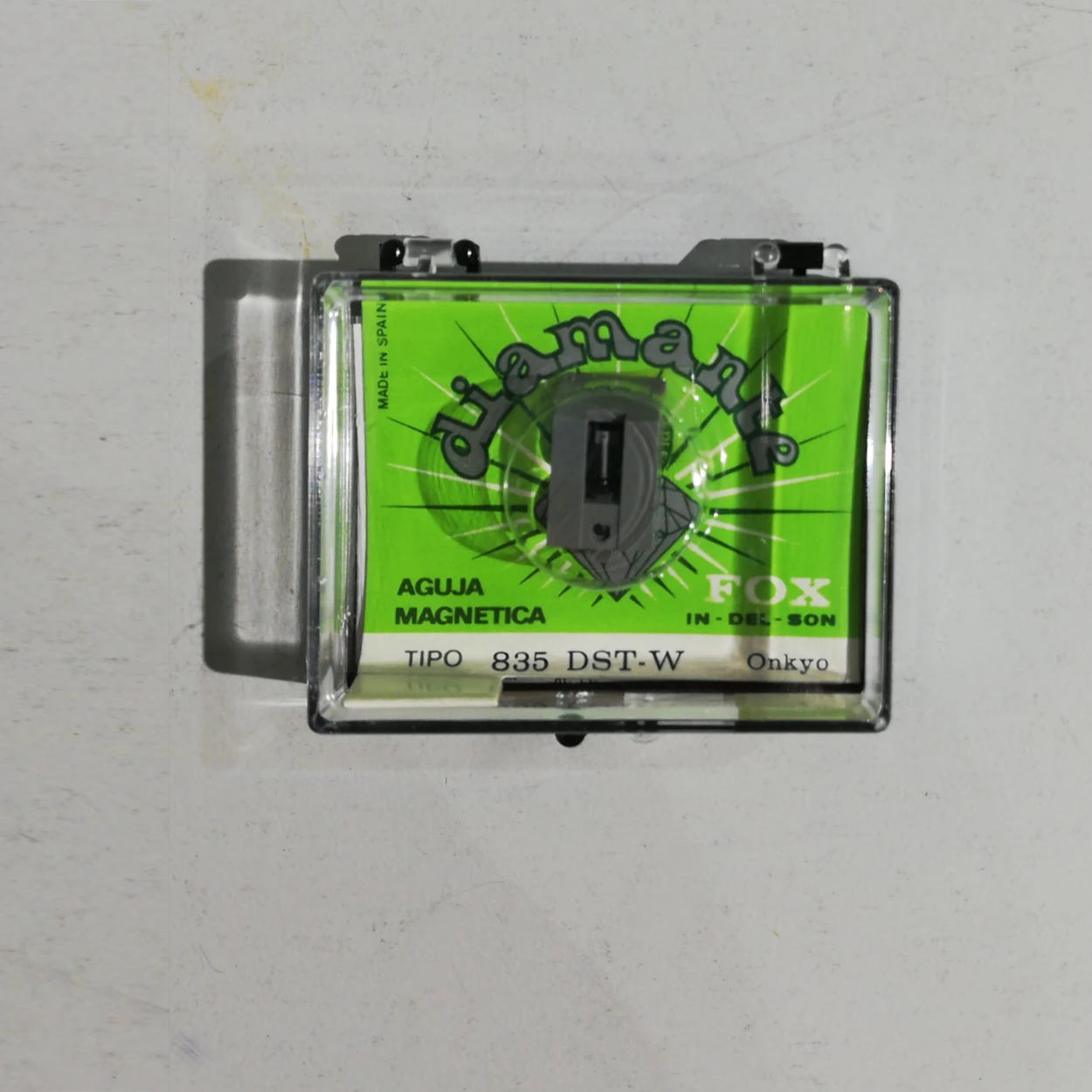 Agulla tocadiscos FOX 835 DST-W de diamant compatible amb Onkyo en capsa original